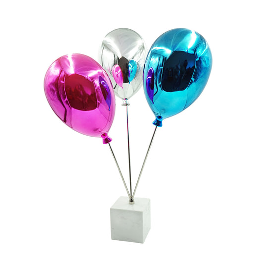 3 BALLOONS marble 40x37x67cm